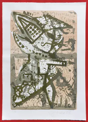 Jonathan Meese - Winchester 73, litho (groot) kopen? Bied vanaf 350!