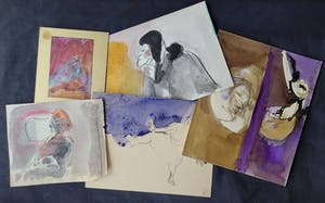 Luis Filcer - Lot van vijf tekeningen kopen? Bied vanaf 1!