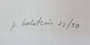 Pieter Holstein - Titel: Figuren in de bergen - Ingekleurde litho kopen? Bied vanaf 75!