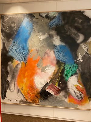 Ger Lataster - Compositie olieverf/ airbrush op doek 200 x 200 gesigneerd en gedateerd '88 kopen? Bied vanaf 2750!