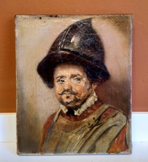 Niet of onleesbaar gesigneerd - Spaanse soldaat Conquistador - 19e eeuw kopen? Bied vanaf 1!