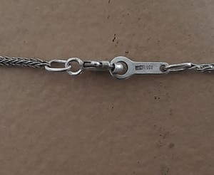 Zilveren ketting 925 met edelstenen hanger kopen? Bied vanaf 10!
