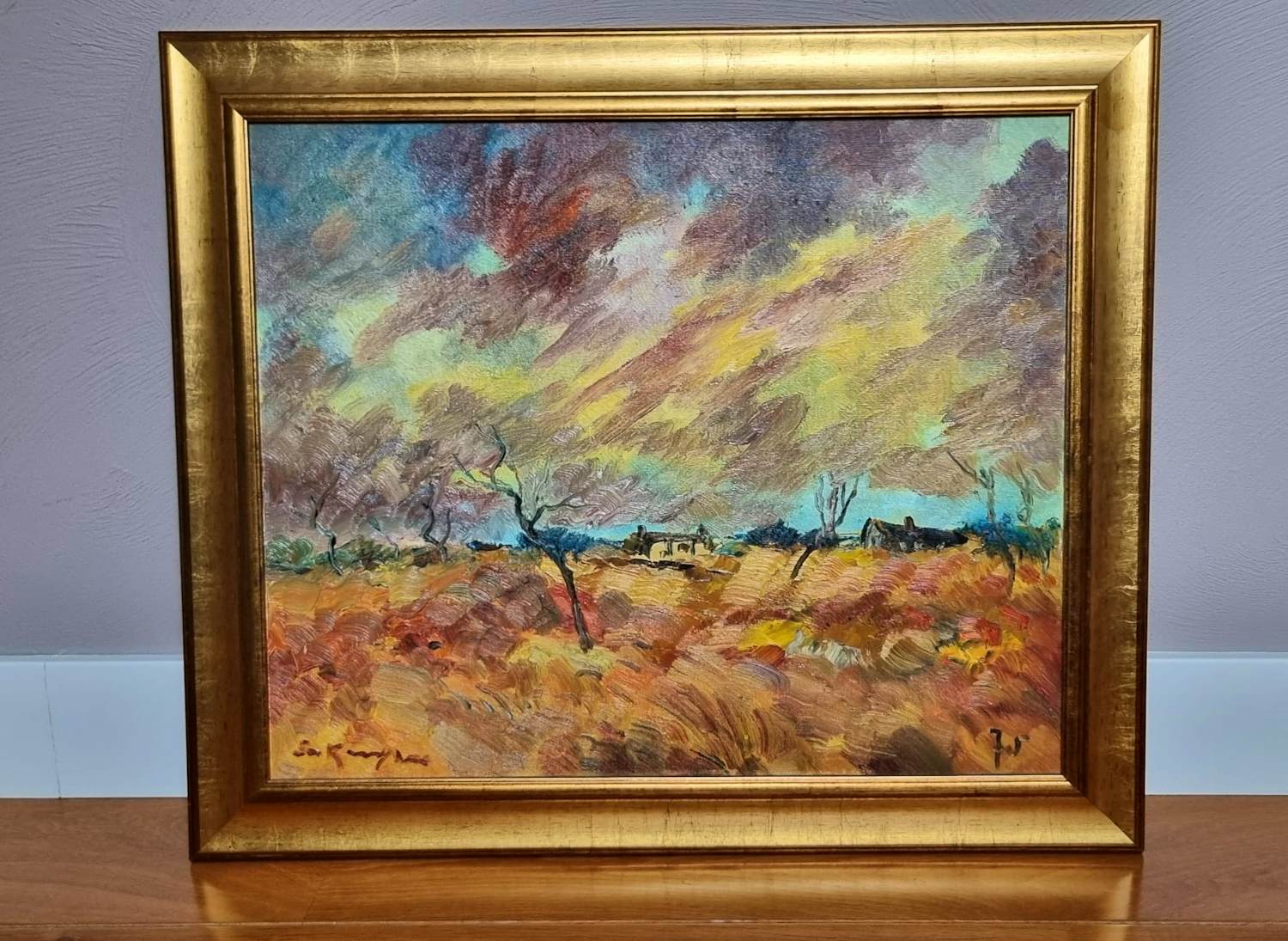 Antoon Kruysen - Landschap verkocht voor € 250!