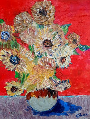 Elena Polyakova - Zonnenbloemen kopen? Bied vanaf 1!