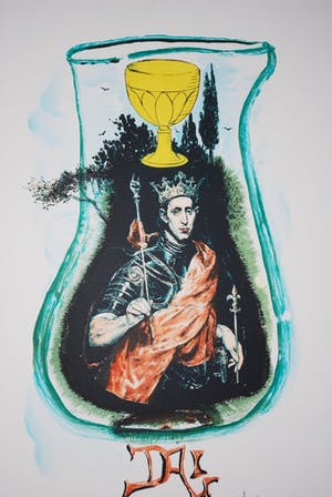 Niet of onleesbaar gesigneerd - gesigneerde E.A. kleurenlitho [Salvador Dali?] kopen? Bied vanaf 1!