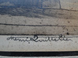 Henri Quittelier - Prachtige ets getiteld "Chapelle Bougetines" handgesigneerd en genummerd 25 /60 kopen? Bied vanaf 1!
