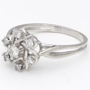 18 karaat Goud - Ring - 0.58 ct Diamant kopen? Bied vanaf 300!