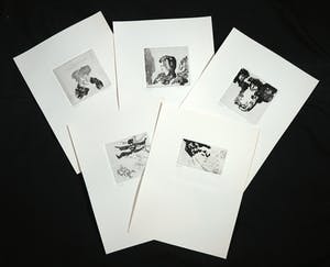 Luis Filcer - Lot van vijf etsen kopen? Bied vanaf 1!