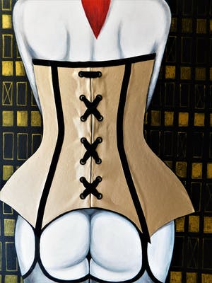 Natia Antadze - "Frau mit Korsett" kopen? Bied vanaf 130!