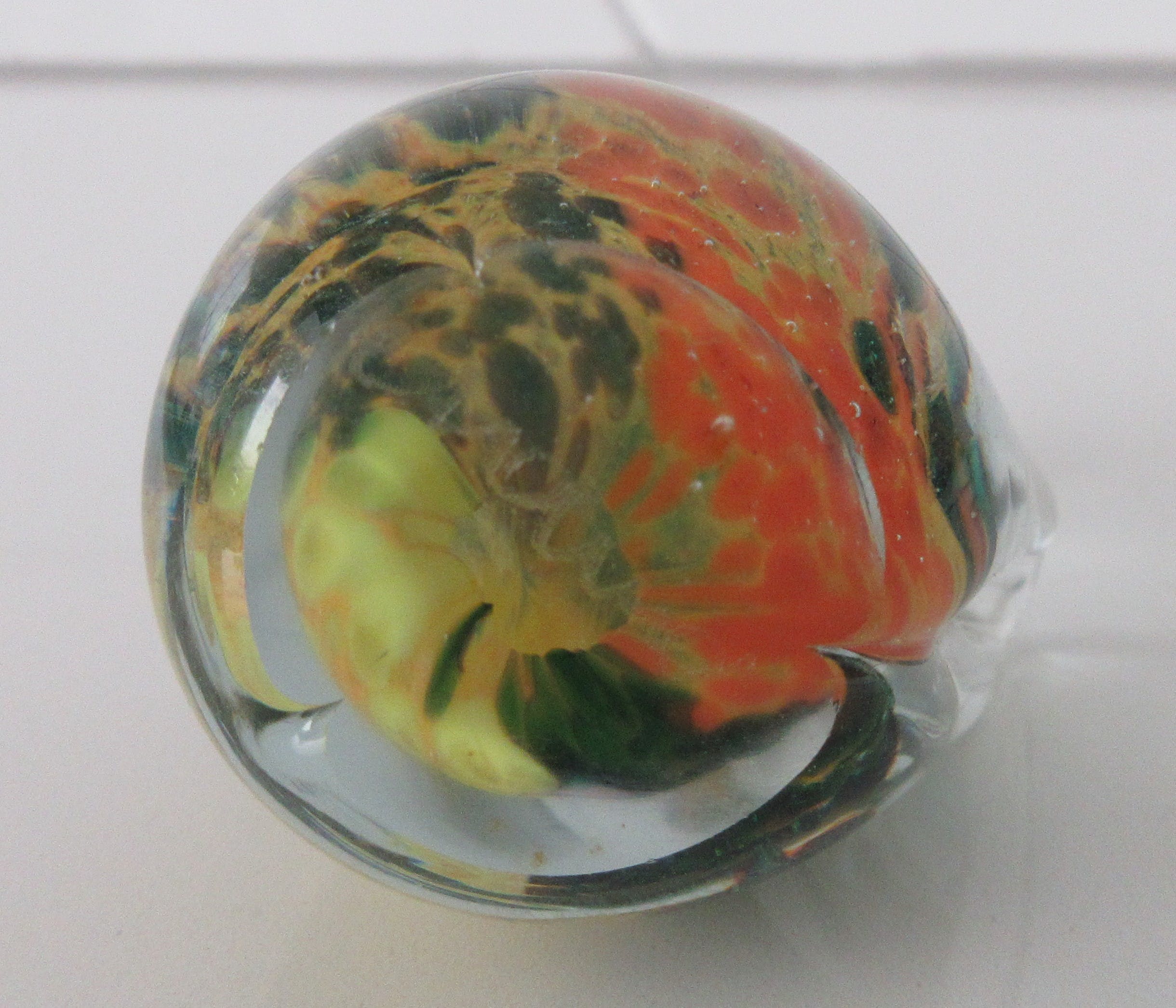 Mdina kunstglas - Gekleurde glazen presse papier vogel kopen? Bied vanaf 9!