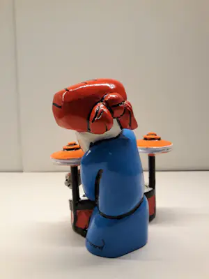 Herman Brood - Sculptuur van Kunsthars ----- DE DRUMMER kopen? Bied vanaf 1!