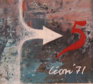 Leon Savelsberg - Gouache op papier, Feestje kopen? Bied vanaf 1!