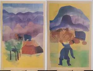 Hendrik Werkman - Chassidische Legenden 20 prenten & 2 boeken kopen? Bied vanaf 125!