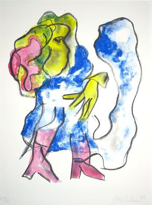 Jan Sierhuis - Flamingo - Groot formaat - Ingelijst kopen? Bied vanaf 1!