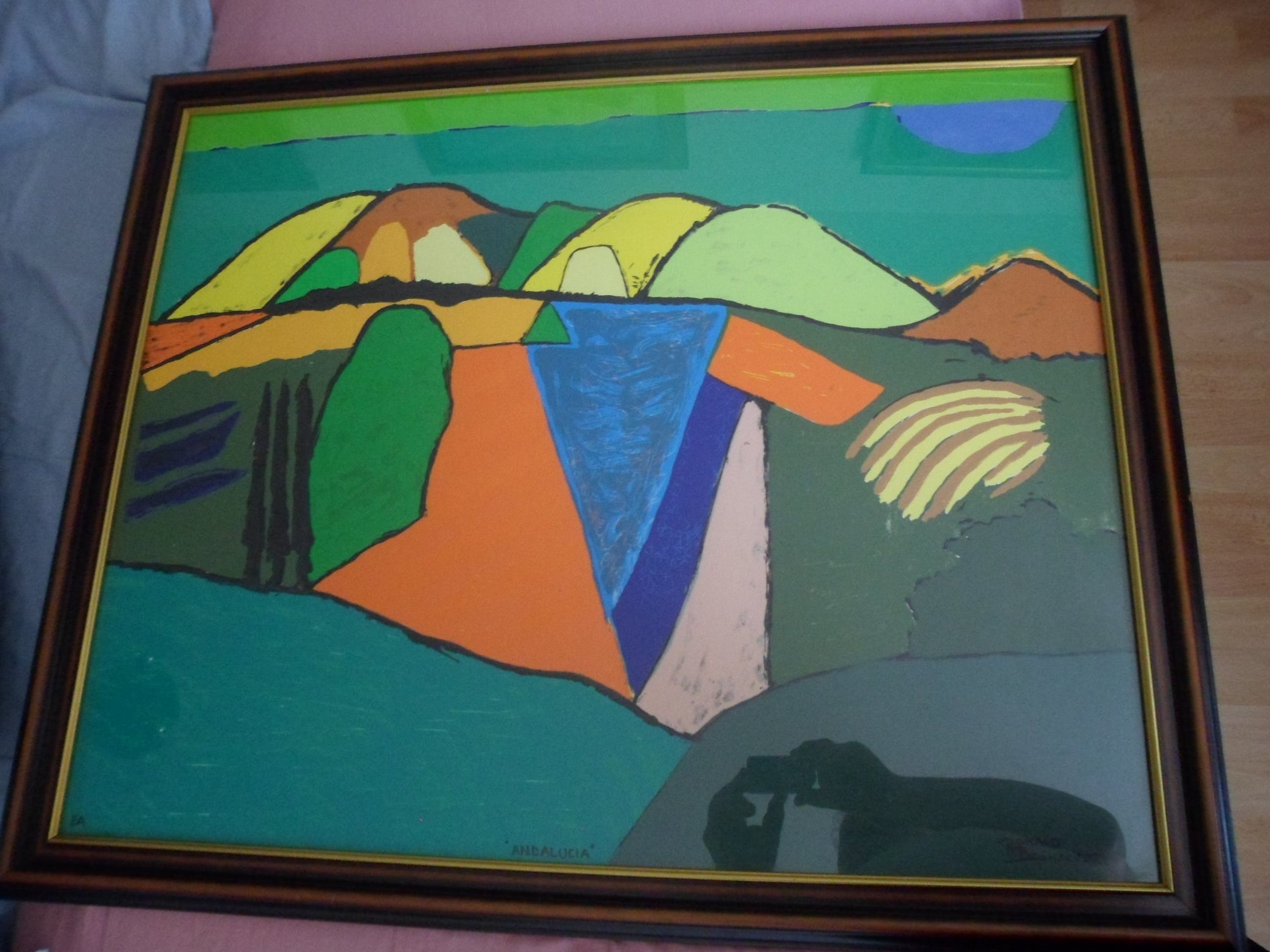 Ronald Boonacker - Zeefdruk, "Andalucia" kopen? Bied vanaf 50!