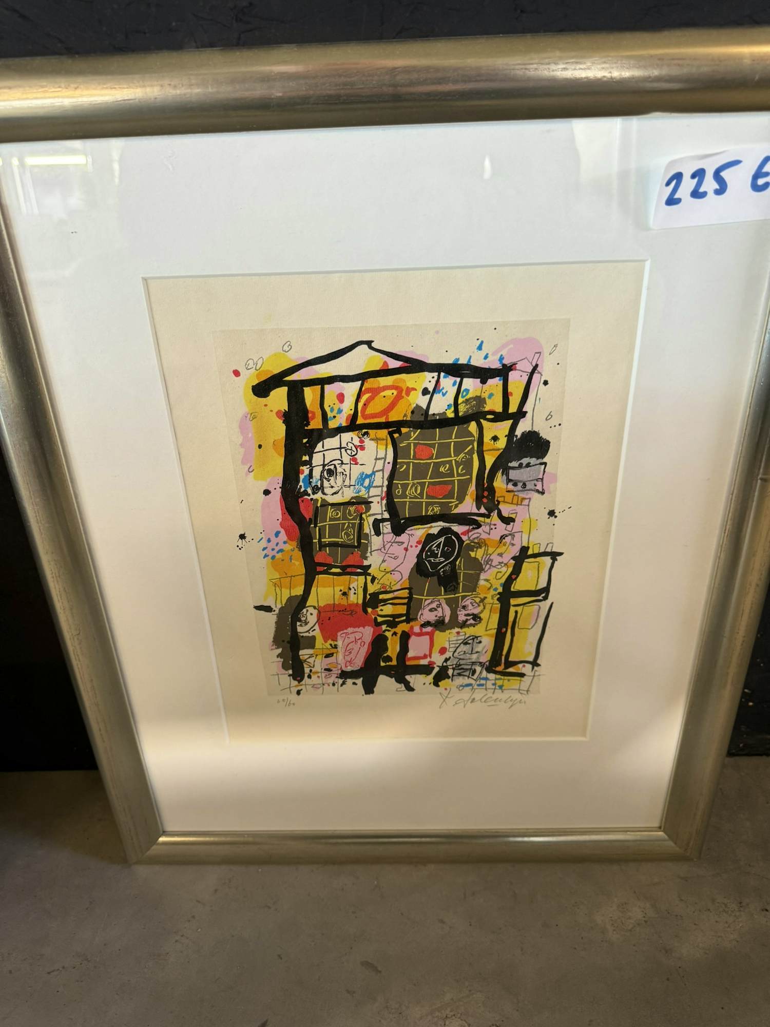 Kees Salentijn - Abstract mooi ingelijst kopen? Bied vanaf 20!