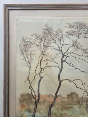 Adrianus Johannes Grootens - Bomen. Landschap. Herfst. kopen? Bied vanaf 79!