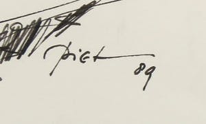 Piet Snoeren - Pentekening, Espalion kopen? Bied vanaf 1!