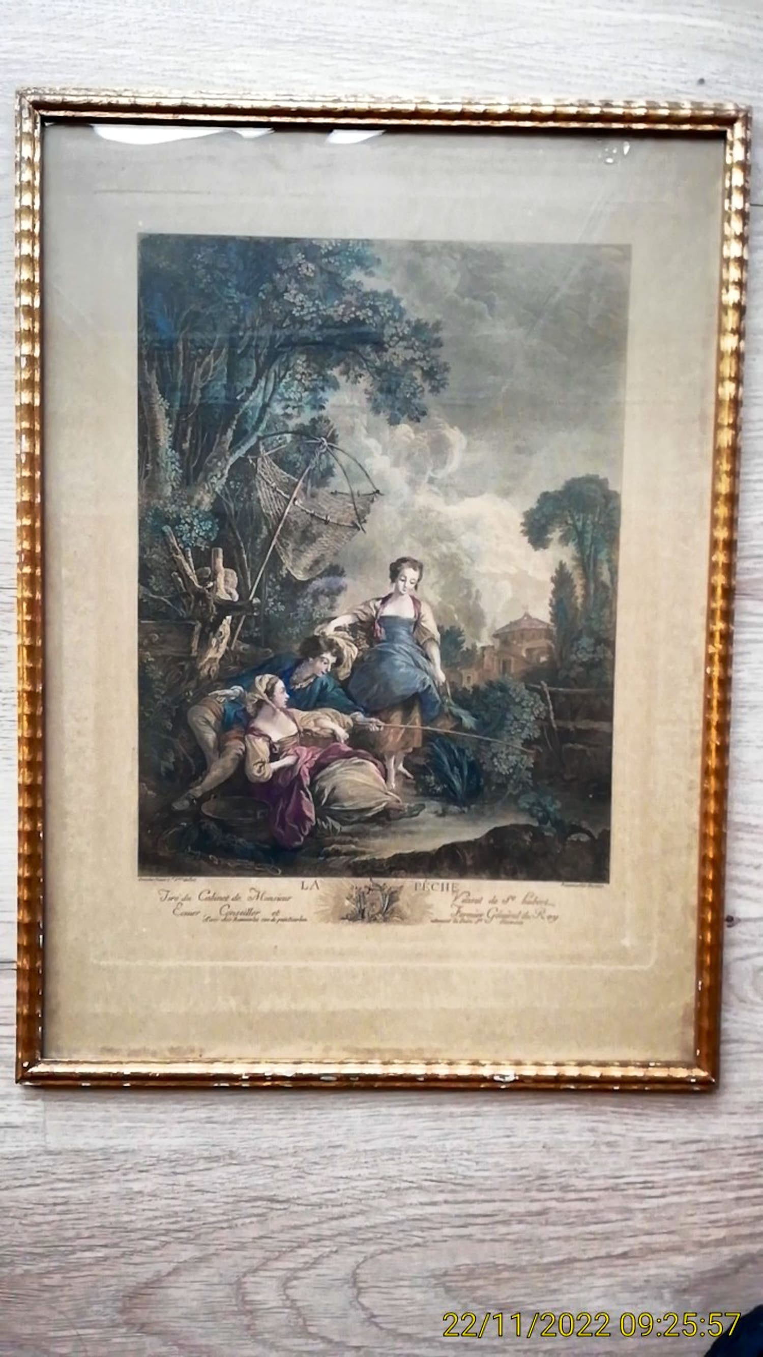 Jacques Beauverlet - lot 2 gravures La Chasse et La Pêche verkocht voor € 65!
