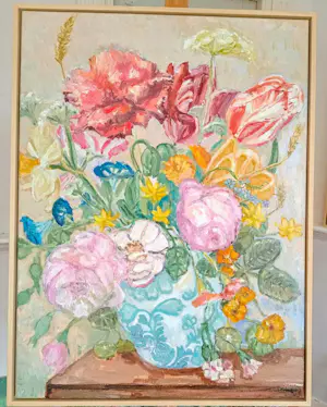 Tanja Koelemij - uit de serie Bloemetjes en afkomst kopen? Bied vanaf 160!