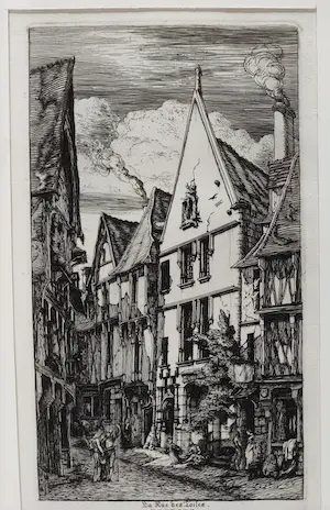 Charles Meryon - La Rue des Toiles, Bourges kopen? Bied vanaf 45!