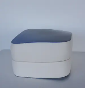 Olav Slingerland - Chinabox (set van 3) blauw geglazuurd aardewerk kopen? Bied vanaf 200!