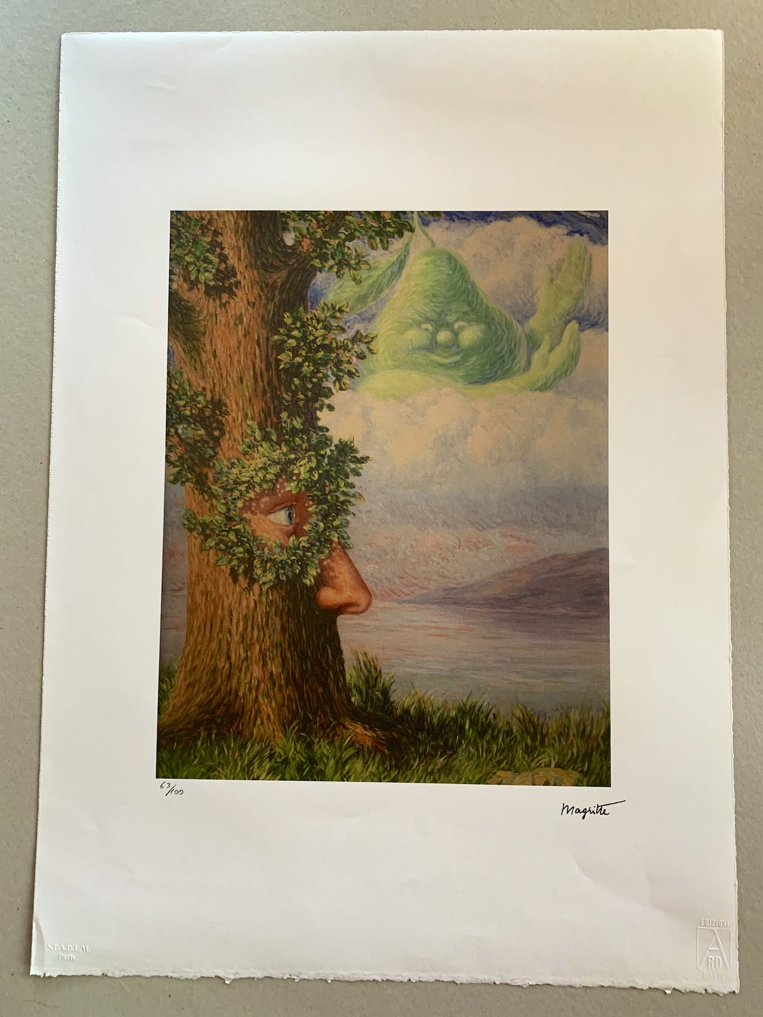Rene Magritte - Alice au pays de merveilles verkocht voor € 315!