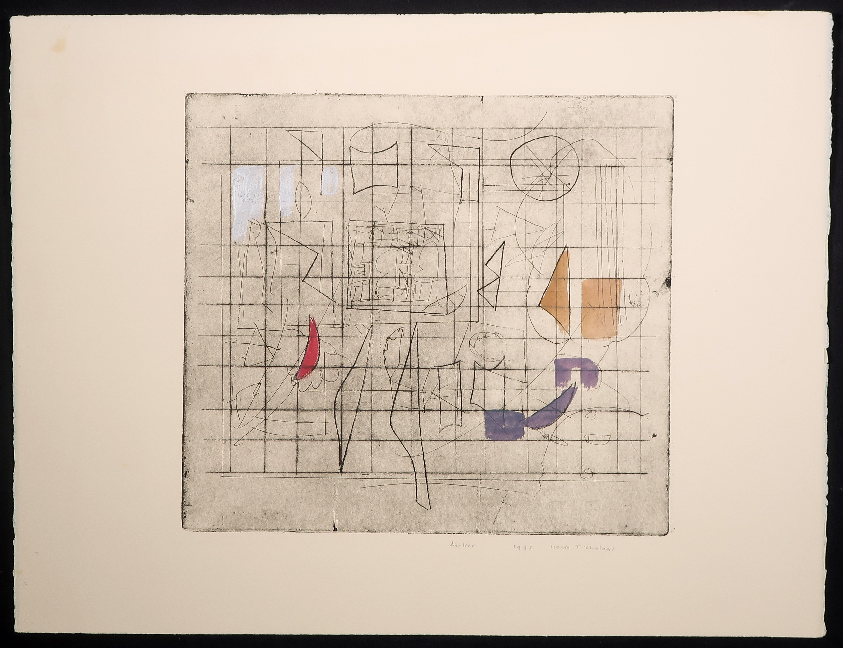 Henk Tichelaar - Droge naald, Atelier kopen? Bied vanaf 1!