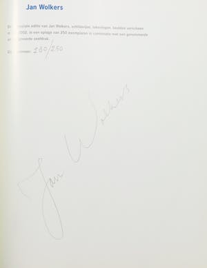 Jan Wolkers - Zeefdruk, Zonder titel - Ingelijst (inclusief gesigneerde oeuvrecatalogus) kopen? Bied vanaf 250!