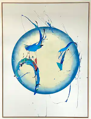 Cevin Parker - Deep Ocean, Acryl auf Canvas in Grossformat verkauft für € 4000!