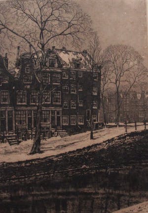 Cornelis Brandenburg - Ets: Amsterdam - 1913 kopen? Bied vanaf 75!