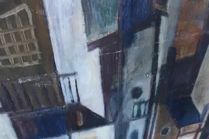 Ria Exel - Olieverf op doek, Stadsexpressie kopen? Bied vanaf 50!