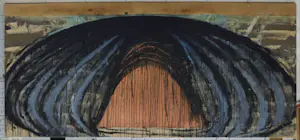 Rene Klarenbeek - Drieluik van gemengde techniek op doek, Stadium Aphrodisias (Zeer groot) kopen? Bied vanaf 1!