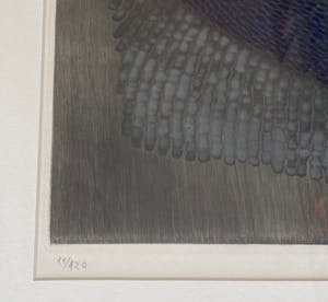 Arthur Luiz Piza - gesigneerde relief ets met aquatint - ingelijst. kopen? Bied vanaf 1!