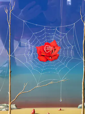 Buy Louis Wattiez - Roos in spinneweb? Bid from 175!