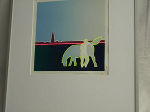 Heleen van der Tuin - Ingelijste zeefdruk, “Peerd van Ome Loeks” - 1989 kopen? Bied vanaf 30!