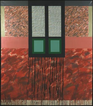 Christiaan Paul Damste - Olieverf, tempera en krijt op doek, Zonder titel - Ingelijst kopen? Bied vanaf 1!
