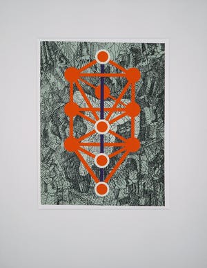 Peer Veneman - Zeefdruk, Tree of life kopen? Bied vanaf 1!