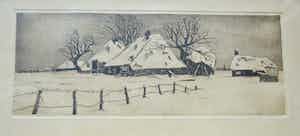 Antoon Hemert - Winterlandschap . verkocht voor € 70!