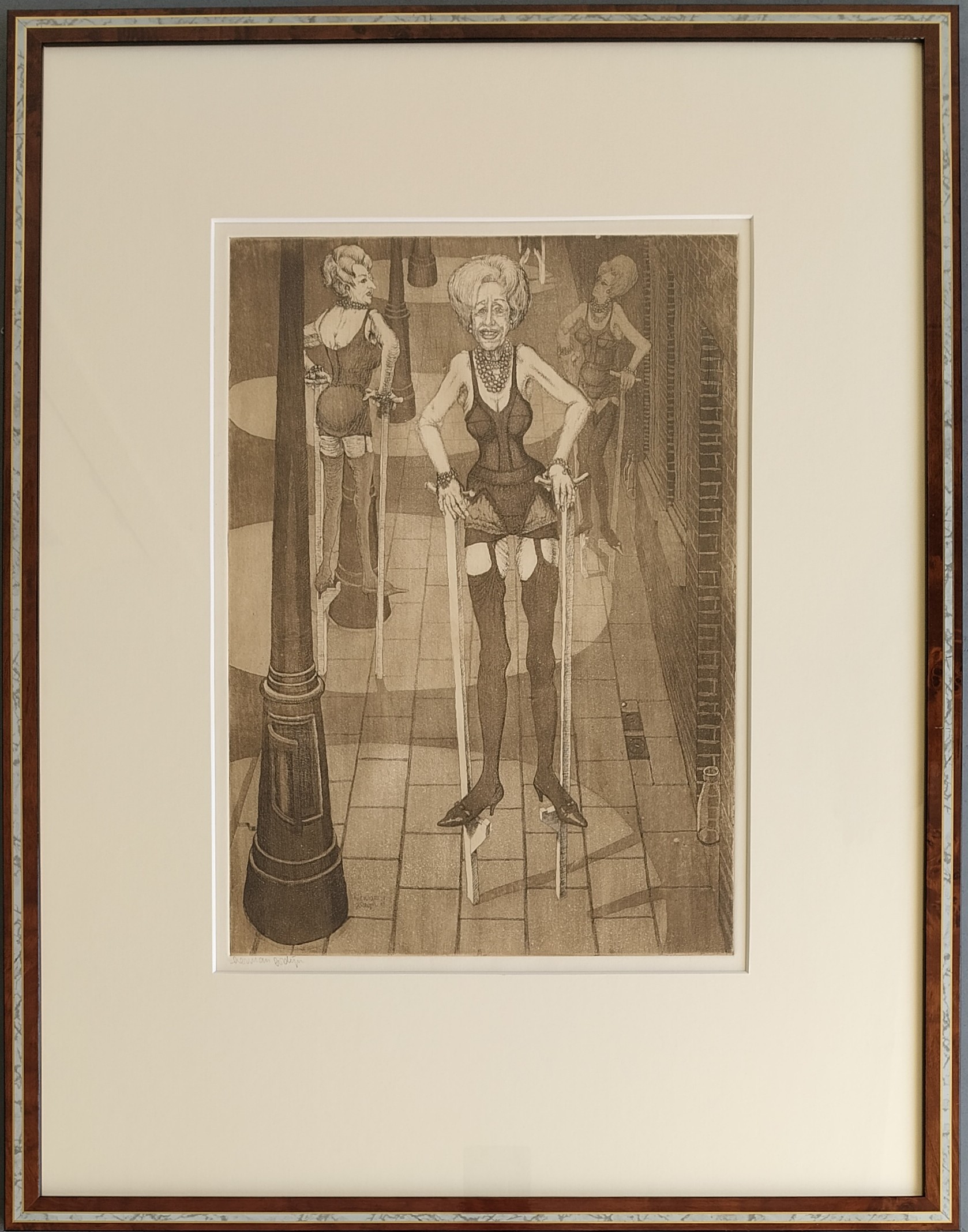 Buy Herman Gordijn - Steltlopen – ingelijste gesigneerde ets? Bid from 299!