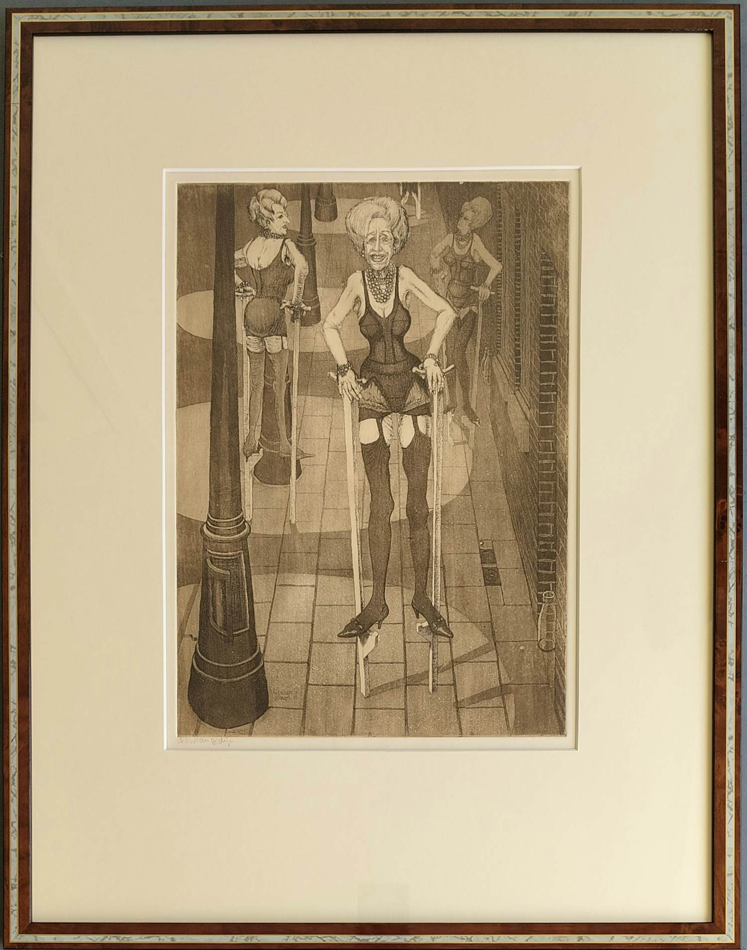 Herman Gordijn - Steltlopen – ingelijste gesigneerde ets kopen? Bied vanaf 399!