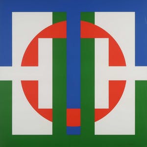 Cyril Lixenberg - Zeefdruk, Snij kleur III - Ingelijst kopen? Bied vanaf 70!