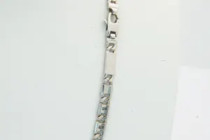 Z.G.A.N. 18 karaats Wit-gouden zg. "Valkenoog" collier - lengte 50 cm - kopen? Bied vanaf 1360!