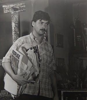 Karel Appel - Henny Riemens foto Karel Appel en Theo Wolvecamp COBRA 1949-51 kopen? Bied vanaf 50!