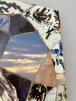 Patrick Bergsma - Collage met verschillende prints en fragmenten uit het werk Gebroken Glans kopen? Bied vanaf 199!