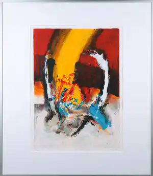 Hans Vanhorck - Litho, The Guest - Ingelijst verkocht voor € 35!