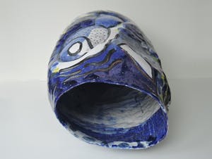 Marja Hooft - Monumentaal, uniek Vaasobject h 50 cm Keramiek 1990 kopen? Bied vanaf 495!