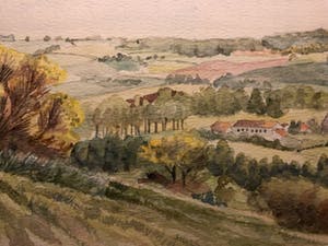 Niet of onleesbaar gesigneerd - Landelijke, panoramische uitzicht kopen? Bied vanaf 1!