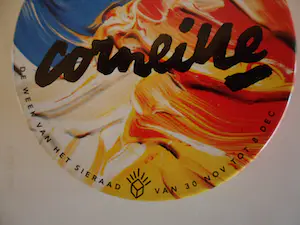 Corneille - Geëmailleerde zilveren design broche. kopen? Bied vanaf 50!