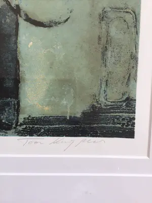 Toon Kuijpers - Zeefdruk, Spring Flower, gesigneerd en ingelijst kopen? Bied vanaf 45!